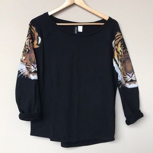 Fierce Tiger Sleeve Top